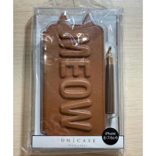 ハニーミーハニー(Honey mi Honey)の【新品未使用】MEOW 手帳型iPhoneケース(iPhoneケース)