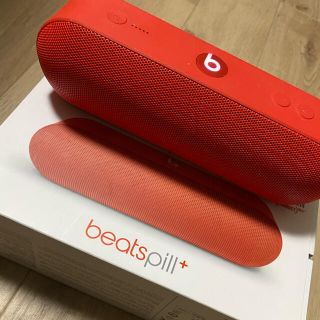 ビーツバイドクタードレ(Beats by Dr Dre)のbeats pill＋ 赤(スピーカー)