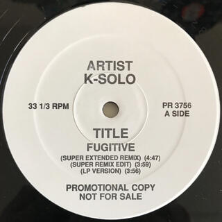 K-Solo - Fugitive(ヒップホップ/ラップ)