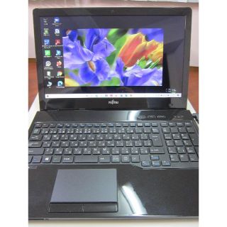 フジツウ(富士通)の美品 LIFEBOOK Core i7 新品SSD Win10 最新MSオフィス(ノートPC)