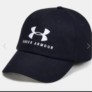 アンダーアーマー(UNDER ARMOUR)の☆新品☆ 最終価格 アンダーアーマー ロゴ キャップ ブラック(キャップ)