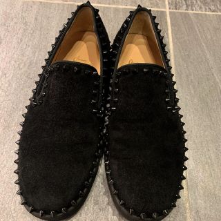 クリスチャンルブタン(Christian Louboutin)のChristian Louboutin  ルブタン スエードスリッポン  36(スリッポン/モカシン)