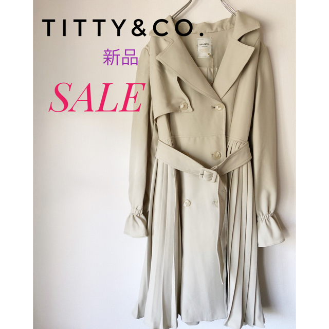 titty&co(ティティアンドコー)の☆新品☆ titty＆Co. トレンチコート レディースのジャケット/アウター(トレンチコート)の商品写真