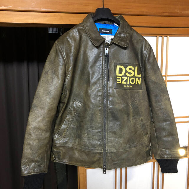 DIESEL(ディーゼル)のDIESEL レザー メンズのジャケット/アウター(レザージャケット)の商品写真