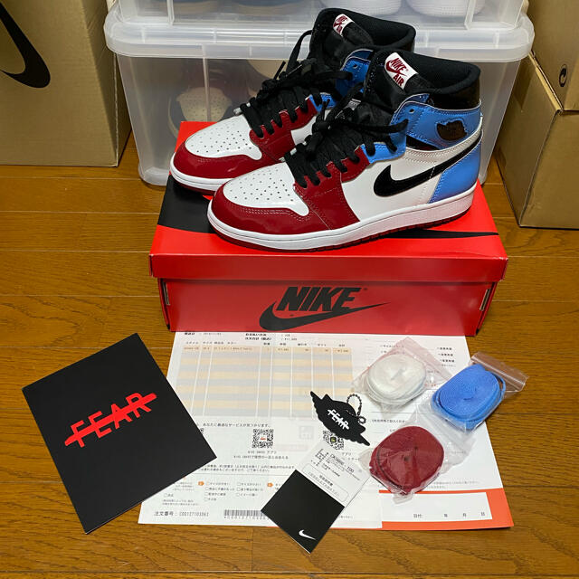 NIKE(ナイキ)のNIKE AIR JORDAN1 Retro High OG Fearless メンズの靴/シューズ(スニーカー)の商品写真