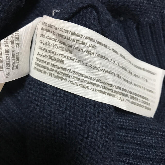 Abercrombie&Fitch(アバクロンビーアンドフィッチ)のアバクロ ニット セーター Lサイズ メンズのトップス(ニット/セーター)の商品写真