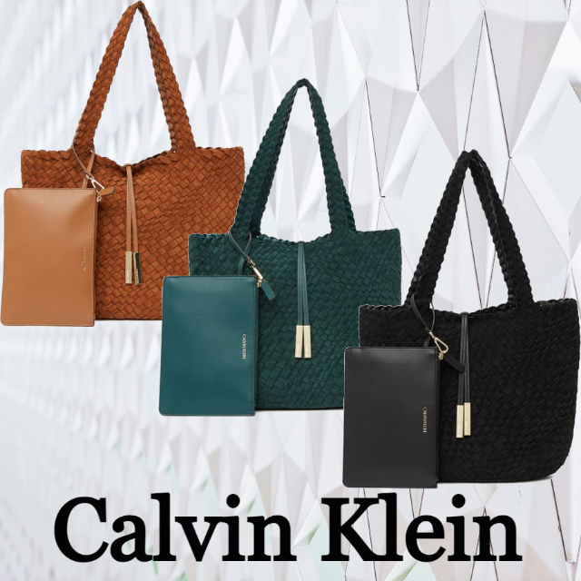 Calvin Klein(カルバンクライン)の☆SALE★【Calvin Klein】ナオミウーブンノベルティトートバック レディースのバッグ(トートバッグ)の商品写真