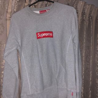 Supreme - supreme BOX logo トレーナー グレーの通販 by t's shop ...