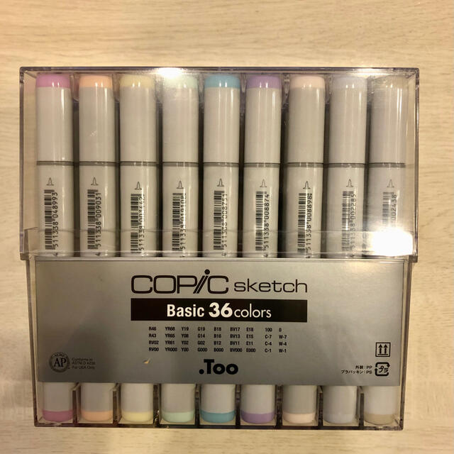 コピック コピックスケッチ ベーシック 36色セット　COPIC エンタメ/ホビーのアート用品(カラーペン/コピック)の商品写真