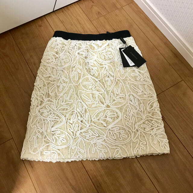 JUSGLITTY(ジャスグリッティー)のジャスグリッティー  レーススカート レディースのスカート(ミニスカート)の商品写真
