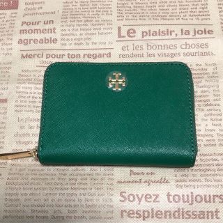 トリーバーチ(Tory Burch)の新品❤️トリバーチ　コインケース　金運を呼ぶグリーン❣️(コインケース)