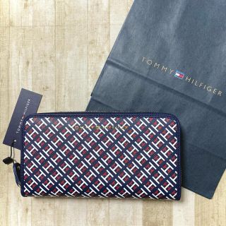 トミーヒルフィガー(TOMMY HILFIGER)の新品未使用 tommy トミー ネイビー ロゴ 長財布(財布)