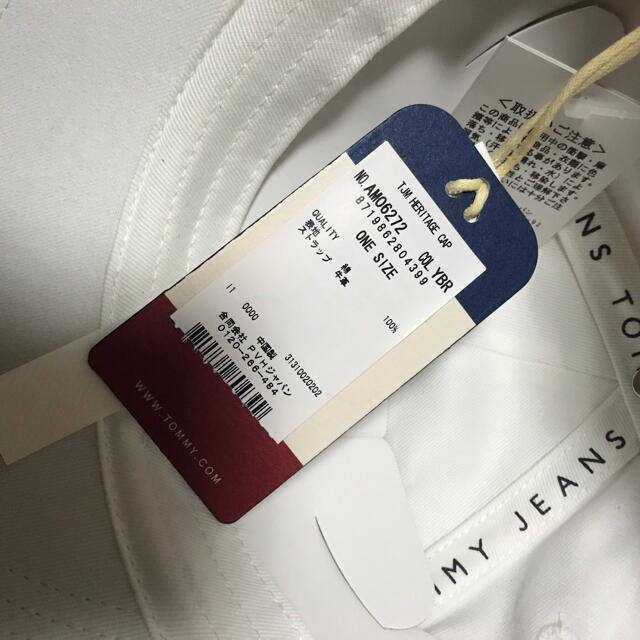 TOMMY HILFIGER(トミーヒルフィガー)の新品:TOMMY HILFIGER ユニセックス フラッグバッジキャップ メンズの帽子(キャップ)の商品写真