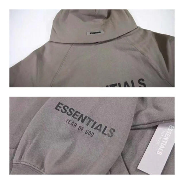 FEAR OF GOD FOG ESSENTIALS  チャコールパーカー XL 2