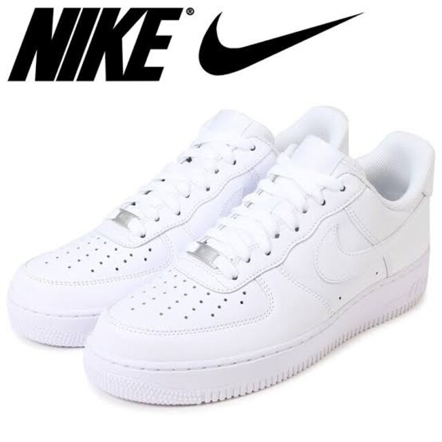 NIKE(ナイキ)の今日限り値下げ　ナイキ エアフォース1 07 ホワイト エアフォースワン　AF1 メンズの靴/シューズ(スニーカー)の商品写真