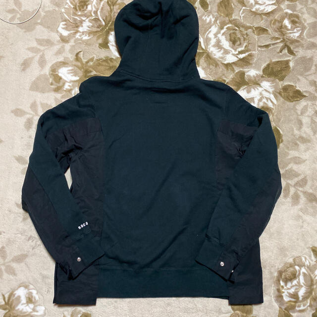 NIKE SACAI customized hoodie パーカー　3 黒　L