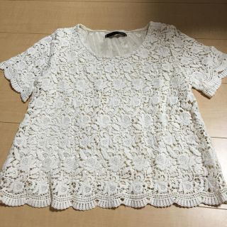 ヘザー(heather)のレースT(Tシャツ(半袖/袖なし))