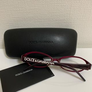 ドルチェアンドガッバーナ(DOLCE&GABBANA)の【美品】ドルチェ&ガッバーナ　メガネ(サングラス/メガネ)