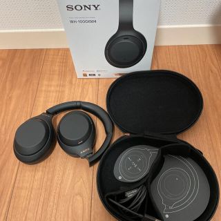 ソニー(SONY)のワイヤレスヘッドホン WH-1000XM4 ブラック(ヘッドフォン/イヤフォン)