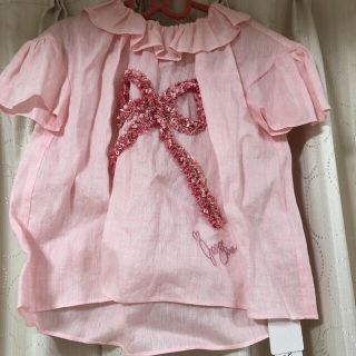 ジルスチュアートニューヨーク(JILLSTUART NEWYORK)のお値下げしました！新品未使用　ジルスチュアートニューヨーク🎀トップス130(Tシャツ/カットソー)