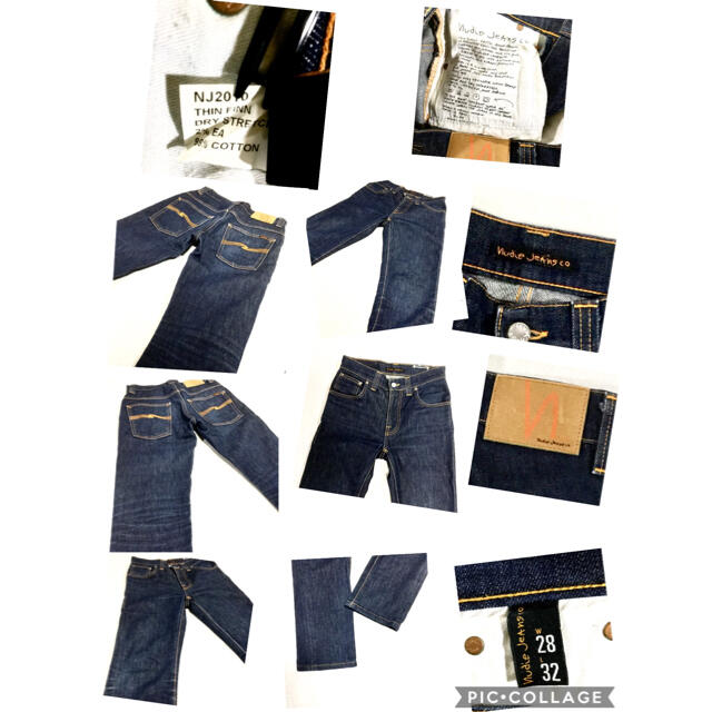 Nudie Jeans(ヌーディジーンズ)のNudie jeans ★ Thin FINN ★ヌーディージーンズ★28インチ メンズのパンツ(デニム/ジーンズ)の商品写真