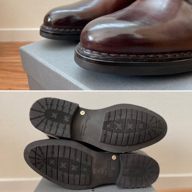 メンズSANTONI ノルヴェジェーゼ　ムートンブーツ　UK8.5