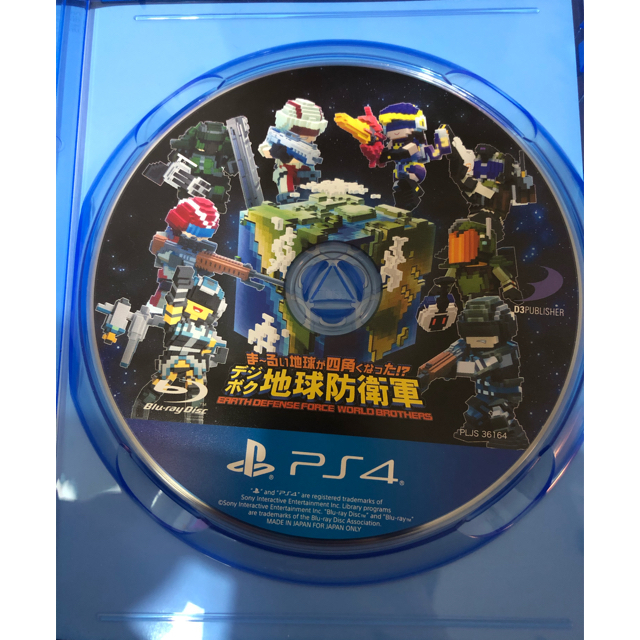 PlayStation4(プレイステーション4)のま～るい地球が四角くなった!? デジボク地球防衛軍 EARTH DEFENSE  エンタメ/ホビーのゲームソフト/ゲーム機本体(家庭用ゲームソフト)の商品写真