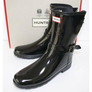 ハンター(HUNTER)の定価19000 新品 本物 HUNTER JP23 靴 黒 ブーツ 2097(レインブーツ/長靴)