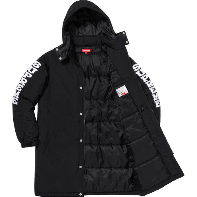 supreme Sleeve Logo Sideline Parka L