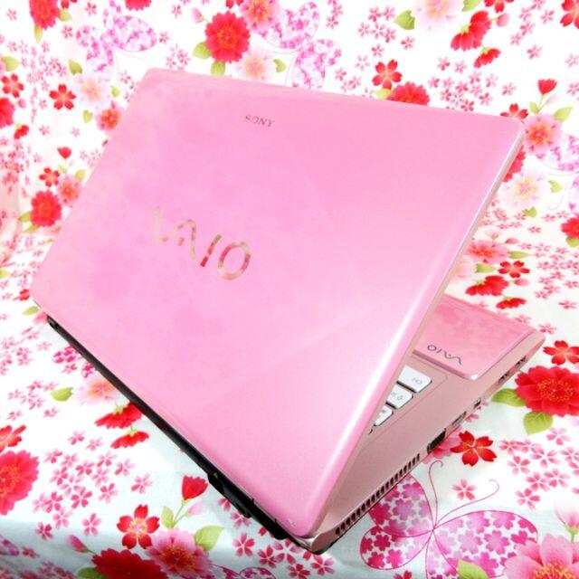 SONY - かわいいピンク♪ノートパソコン本体♪新品SSD♪Webカメラ搭載