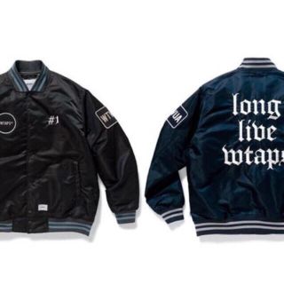 ダブルタップス(W)taps)の未使用 WTAPS BENCH スタジャン ネイビー M(スタジャン)