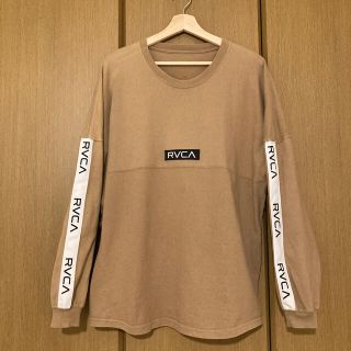 ルーカ(RVCA)のRVCA ルーカ　ロンT  テープロゴ　ビッグシルエット　メンズ　S(Tシャツ/カットソー(七分/長袖))