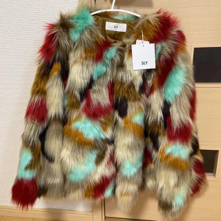 sly FAUX FUR COAT