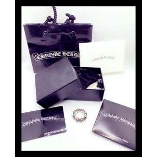 クロムハーツ(Chrome Hearts)のCHROME HEARTS♡クロムハーツ クロスバンドリング(リング(指輪))