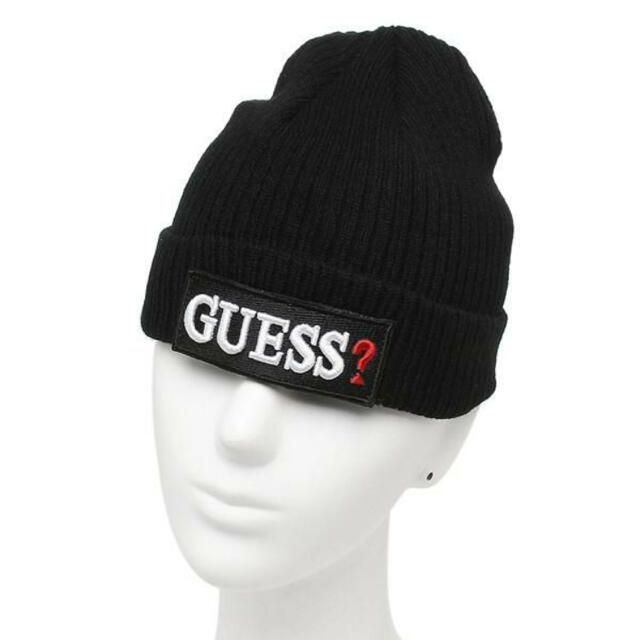 GUESS(ゲス)のGUESS UNI BEANIE WITH EMBROIDERY レディースの帽子(ニット帽/ビーニー)の商品写真