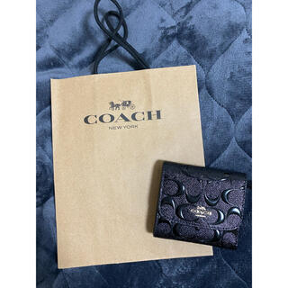 コーチ(COACH)のcoach ジクネチャー　三つ折り財布(財布)