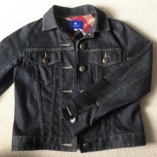 バーバリーブルーレーベル(BURBERRY BLUE LABEL)のブルーレーベルクレストブリッジ デニムジャケット(Gジャン/デニムジャケット)