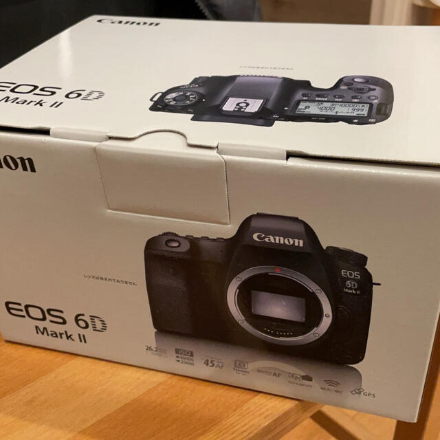 Canon(キヤノン)の新品　canon eos 6d mark ii スマホ/家電/カメラのカメラ(デジタル一眼)の商品写真