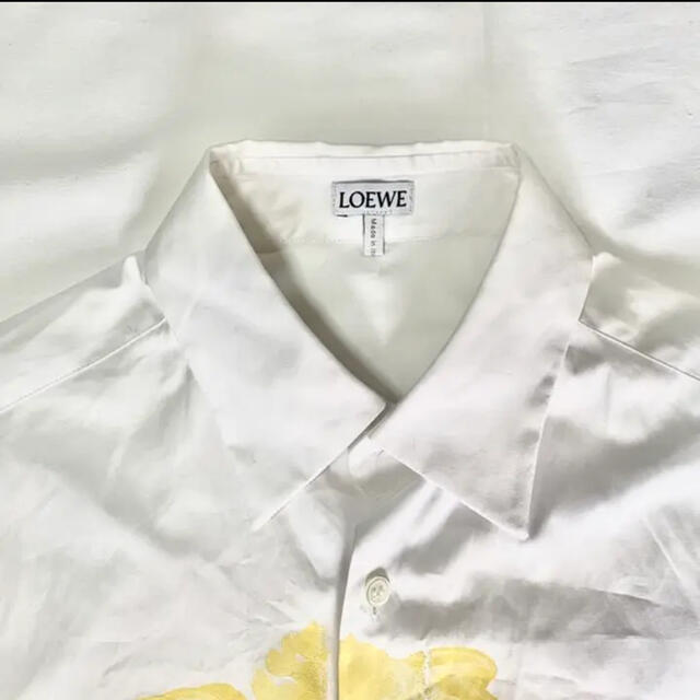 loewe ホワイト デイジー プリントシャツ | cprc.org.au