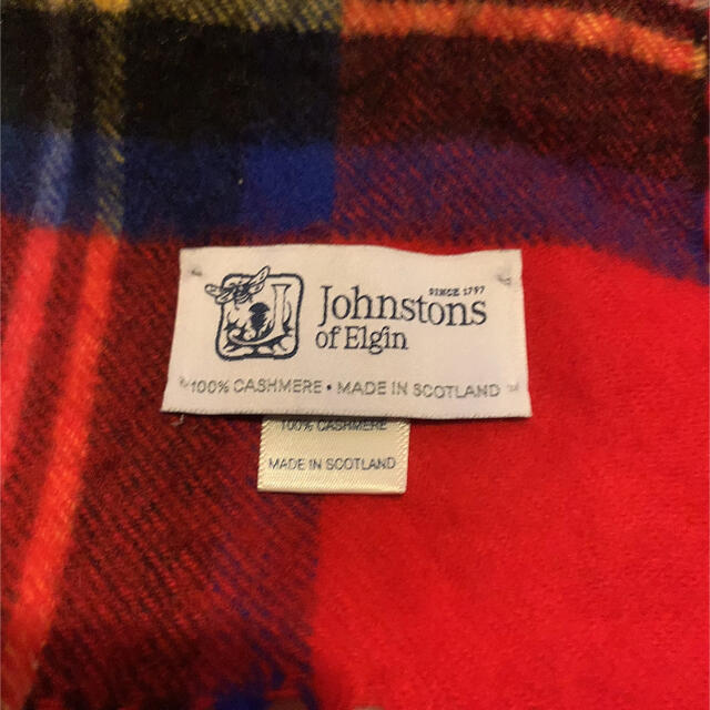 Johnstons(ジョンストンズ)の正規品　ジョンストンズ　JOHNSTONS カシミア大判ストール マフラー レディースのファッション小物(ストール/パシュミナ)の商品写真