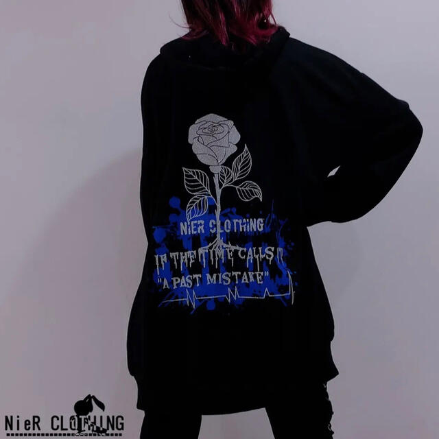 NieR BLACK ZIP OUTER 【BRIGHT ROZE】 メンズのトップス(パーカー)の商品写真