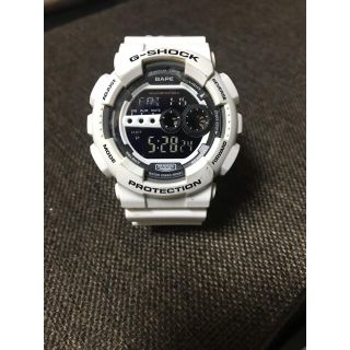 アベイシングエイプ(A BATHING APE)のBAPE A BATHING APE G-SHOCK GD-100(腕時計(デジタル))