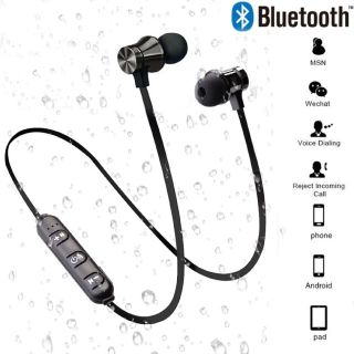 新品未使用品！☆ワイヤレスBluetoothイヤホン☆ブラック(ヘッドフォン/イヤフォン)