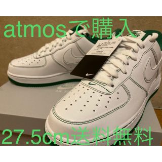 ナイキ(NIKE)のAIR FORCE 1 '07 WHITE/WHITE-PINE GREEN (スニーカー)