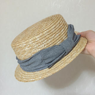 サマンサモスモス(SM2)のエヘカソポ カンカン帽(麦わら帽子/ストローハット)