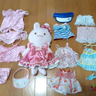 マザーハウス(MOTHERHOUSE)のNao様専用　うさももちゃんとぽぽちゃんのセット　　おままごと(知育玩具)