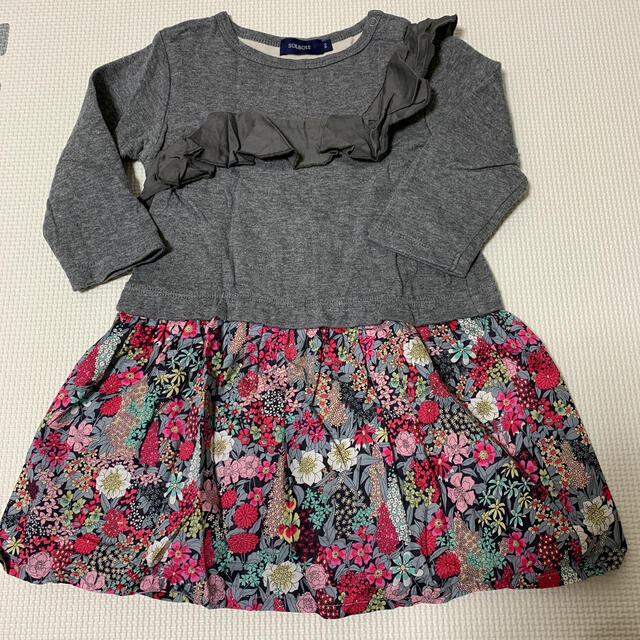 SOLBOIS×LIBERTY 90 ワンピース キッズ/ベビー/マタニティのキッズ服女の子用(90cm~)(ワンピース)の商品写真