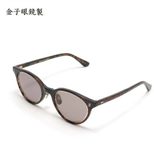 SOPHNET. 備長炭 SUNGLASSES 金子眼鏡製 BLACK