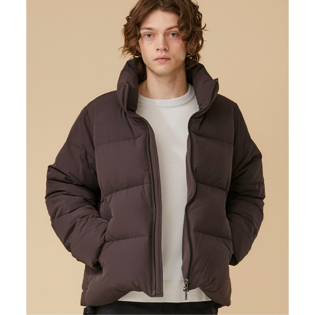 STUDIOUS 700FP ヘムラウンドダウン ブラウン | www.bonitaexclusive.com
