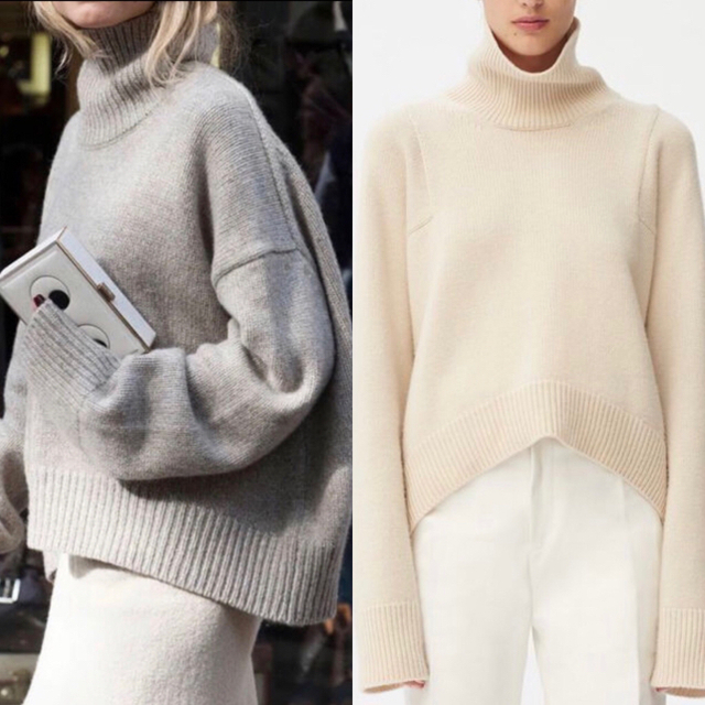 CELINE セリーヌ/フィービー期 変形 ショルダー チャンキーニット-